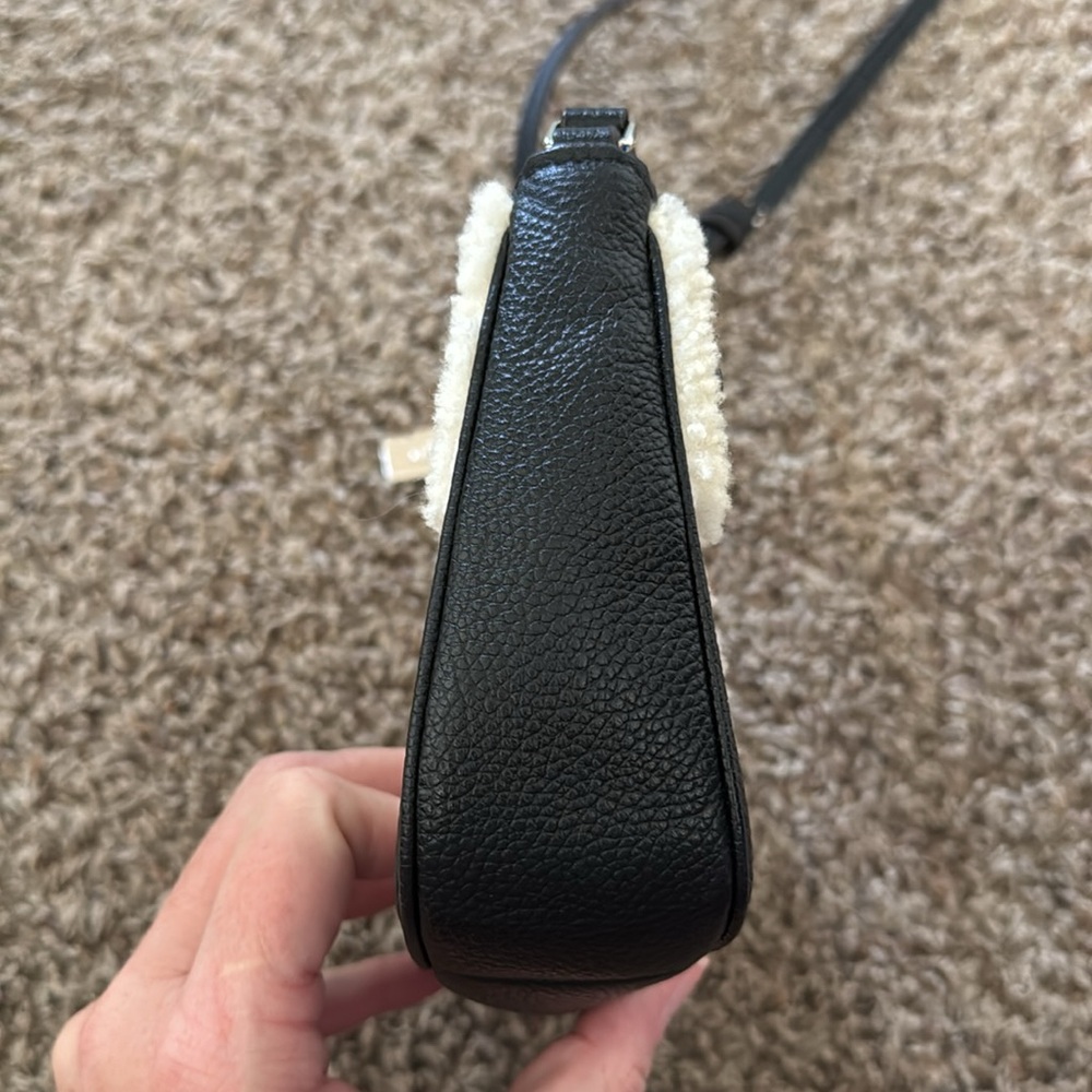 Coach Rhyder Shearling Pouchette Crossbody - Picture 8 of 15